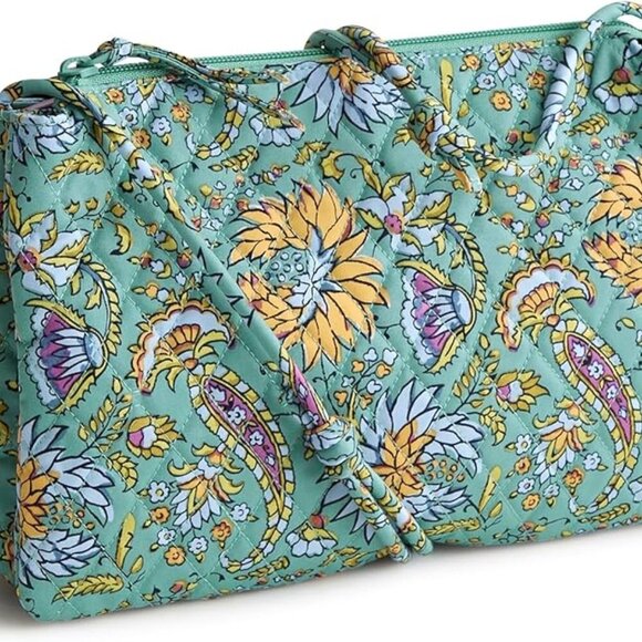 Vera Bradley Handbags - Vera Bradley Premium Cotton Foxbury Crossbody Bag, Gemstone Paisley - NWT
